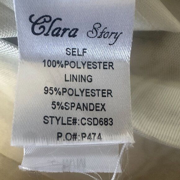 Clara Story Sleeveless Graphic Design Fit & Flared Mini Dress Multicolor Size M - Picture 8 of 12